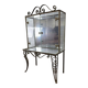 Vintage glass display case / shelf / rack