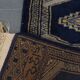 Rug / Runner in Blue and Beige Tones – 67x30cm