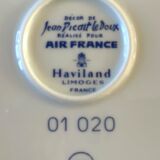 6 Bernardaud plates for Air France