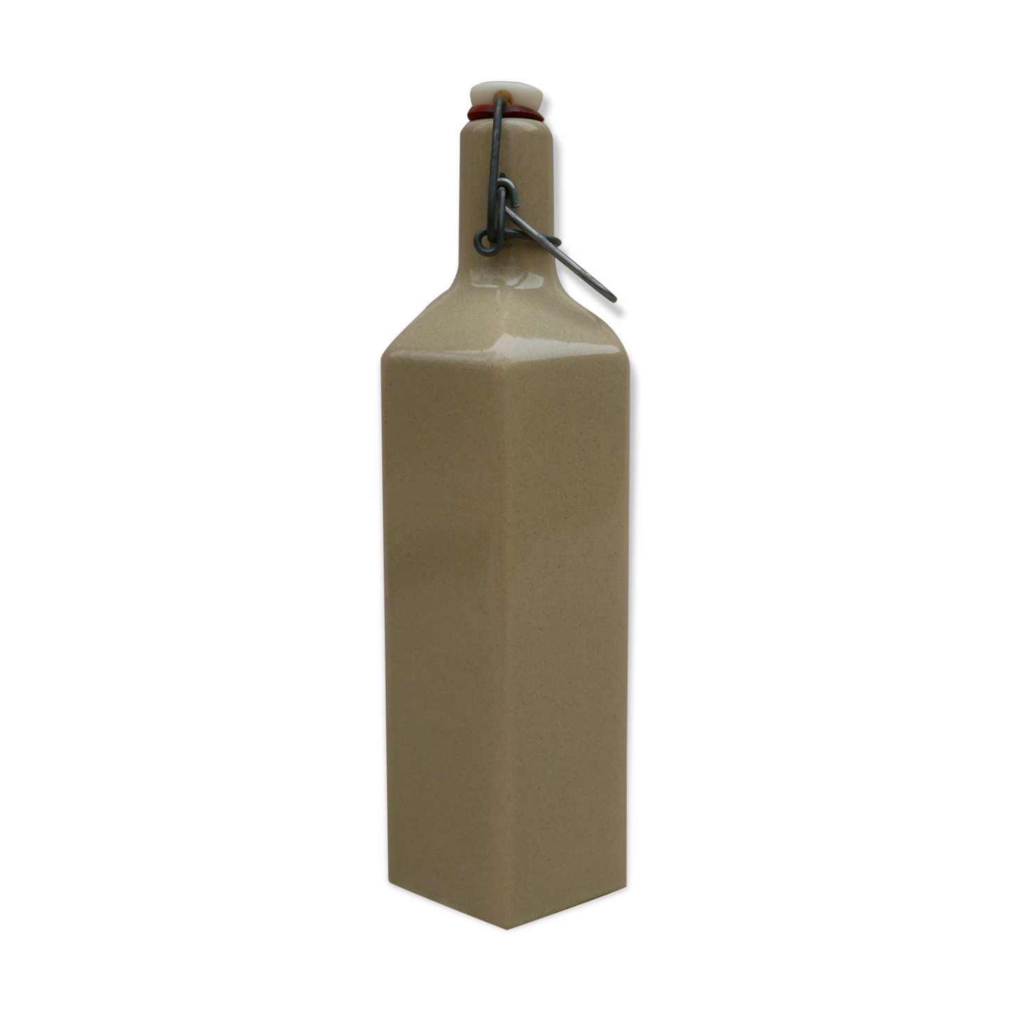 Bottle water bottle old enameled stoneware