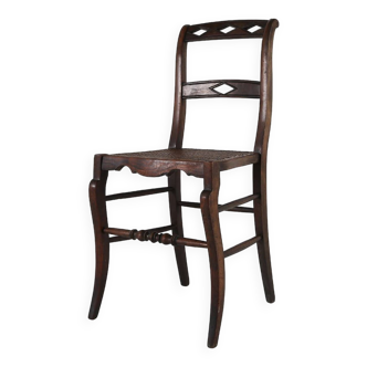 Chaise ancienne en bois 1850