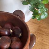 Duo of artisanal stoneware bowls