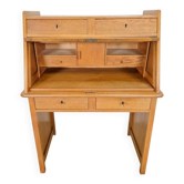 Art Deco Arts & Crafts Secretary in Natural Oak, 1930s