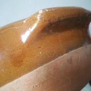 Saladier en terre cuite émaillée
