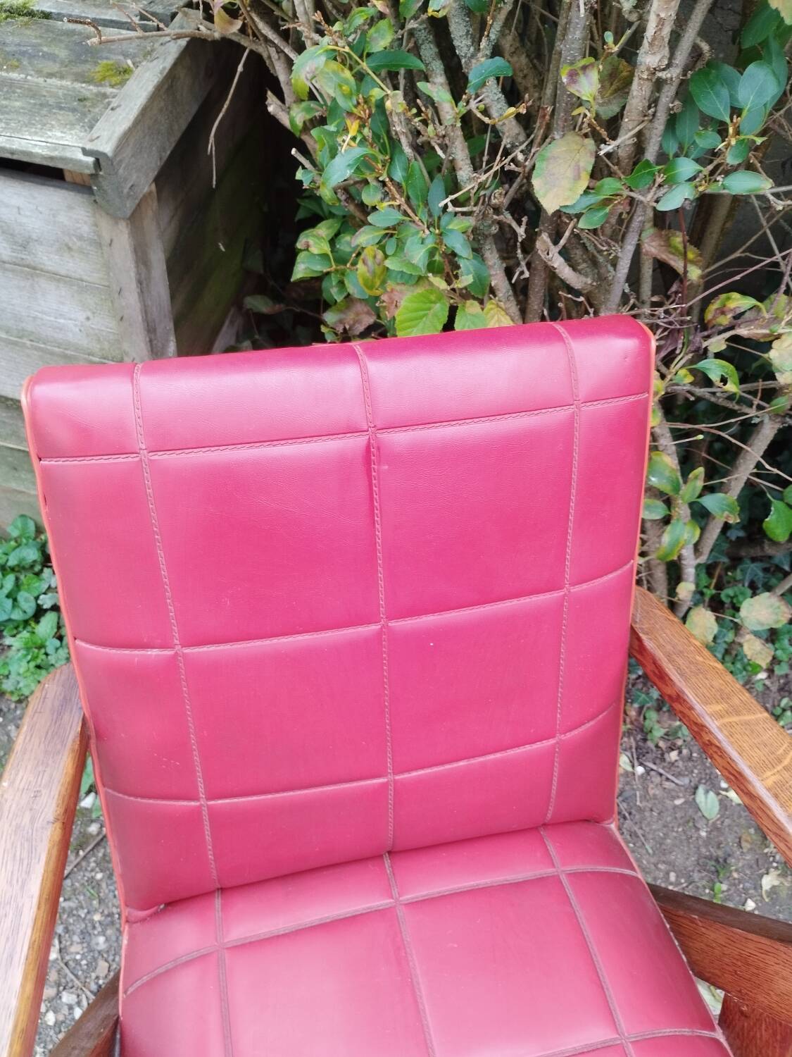 Paire de fauteuils anciens pieds compas