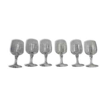 Set de 6 verres à porto en cristal modèle Matignon