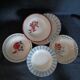 8 mismatched antique deep plates