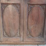 Anciennes portes de placard, bibliothèque murale en hêtre (2)