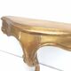Small golden console
