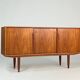 Buffet en teck Axel Christensen ACO design danois vintage des années 60