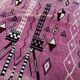 Berber Moroccan pink carpet made of wool in Morocco.