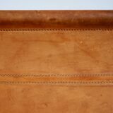 Walter Anthonis sz14 t Spectrum brown hide leather lounge chair, 1971