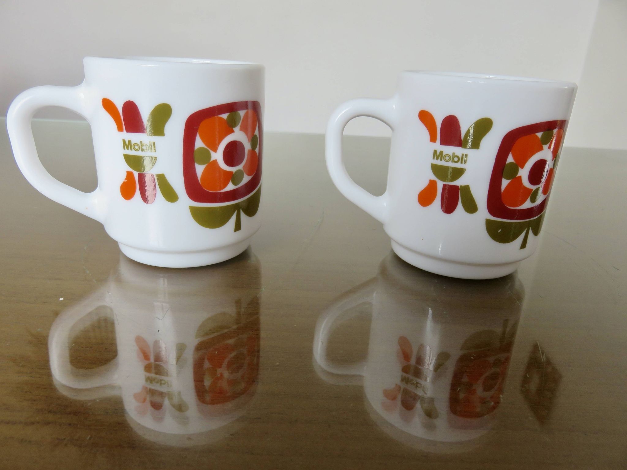 Series of 6 pop mobil coffee cups, Jean Charles Meunier 1970