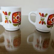 Series of 6 pop mobil coffee cups, Jean Charles Meunier 1970