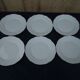 6 dessert plates in wild ivy porcelain diam 20.3 cm