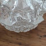 Vintage Chiseled Glass Globes Set