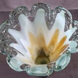 Vintage Italian Tall Vase In Murano Art Glass, 1960s