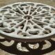 Vintage cast iron trivet