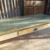 Patinated country coffee table