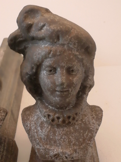 Pair of ancient cast iron channels