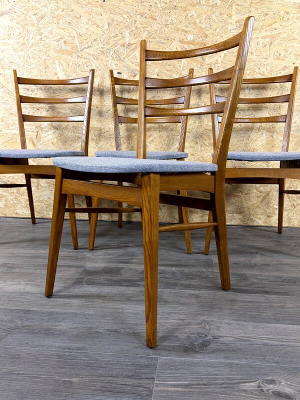 Chaises de salle à manger des années 1960 1970, design danois moderne du milieu du siècle, ensemble de 4.