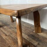 Table basse en orme vintage moderniste