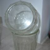 Pair of 2 old jam pots 500 ml