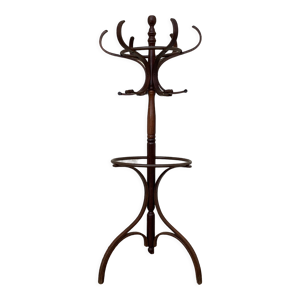 Porte-manteau perroquet en bois