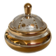 Frosted and gold glass sweet box