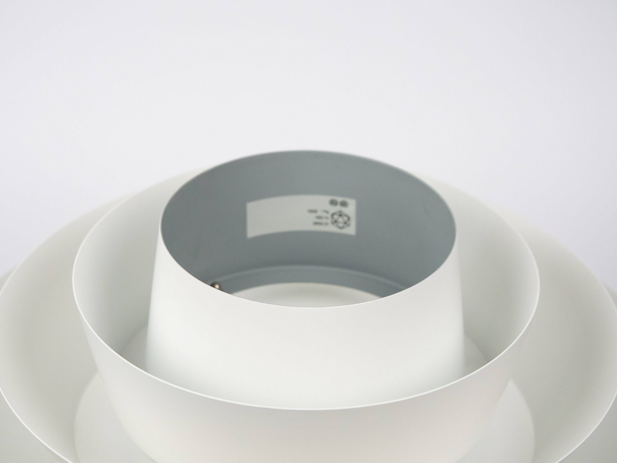 Lampe suspendue vintage danoise Verona par Svend Middelboe, Lyfa, 1962