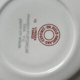 Limoges porcelain dessert plates - Puiforcat model