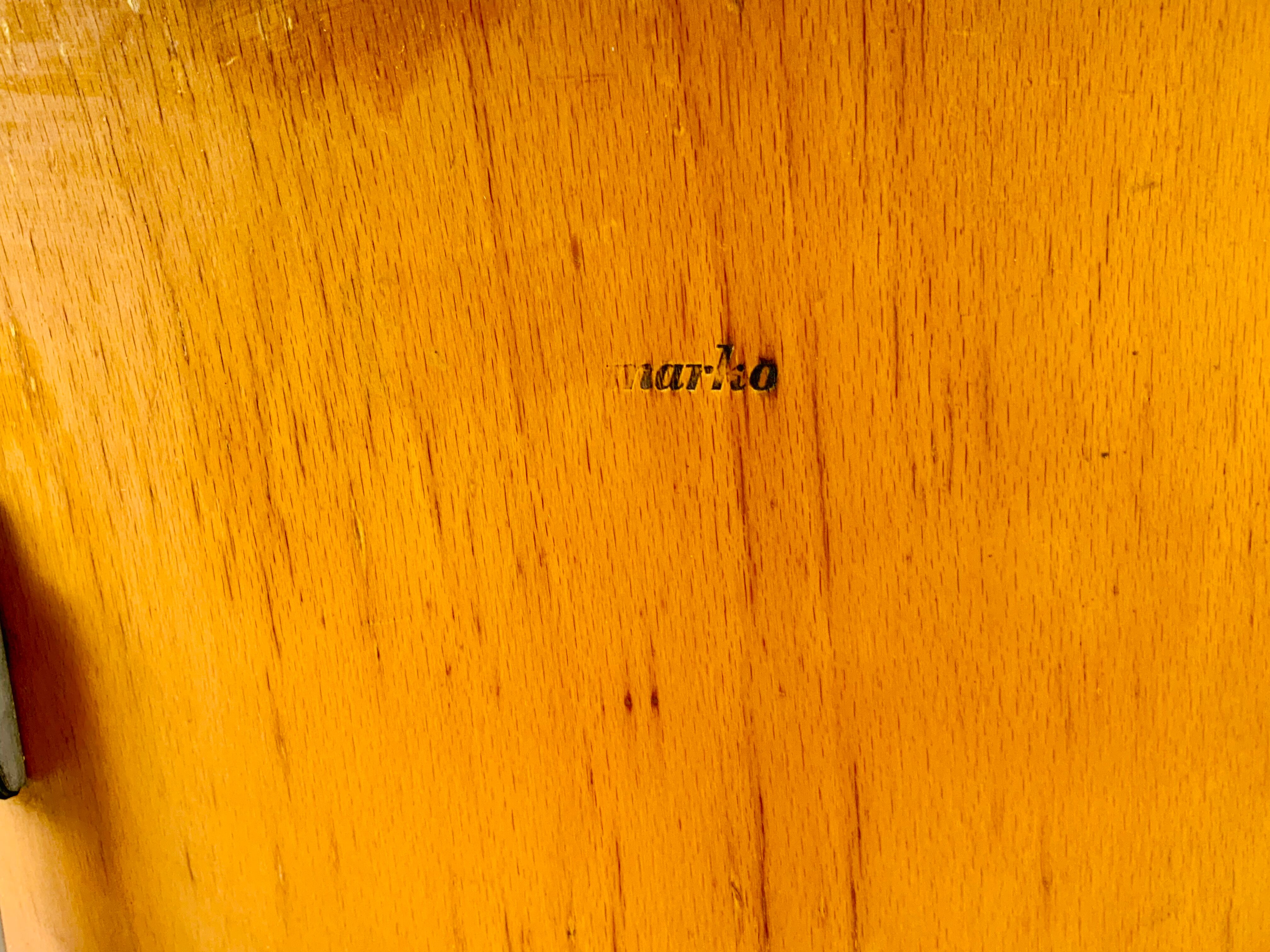 Compass chair in metal and wood 1950s/60s