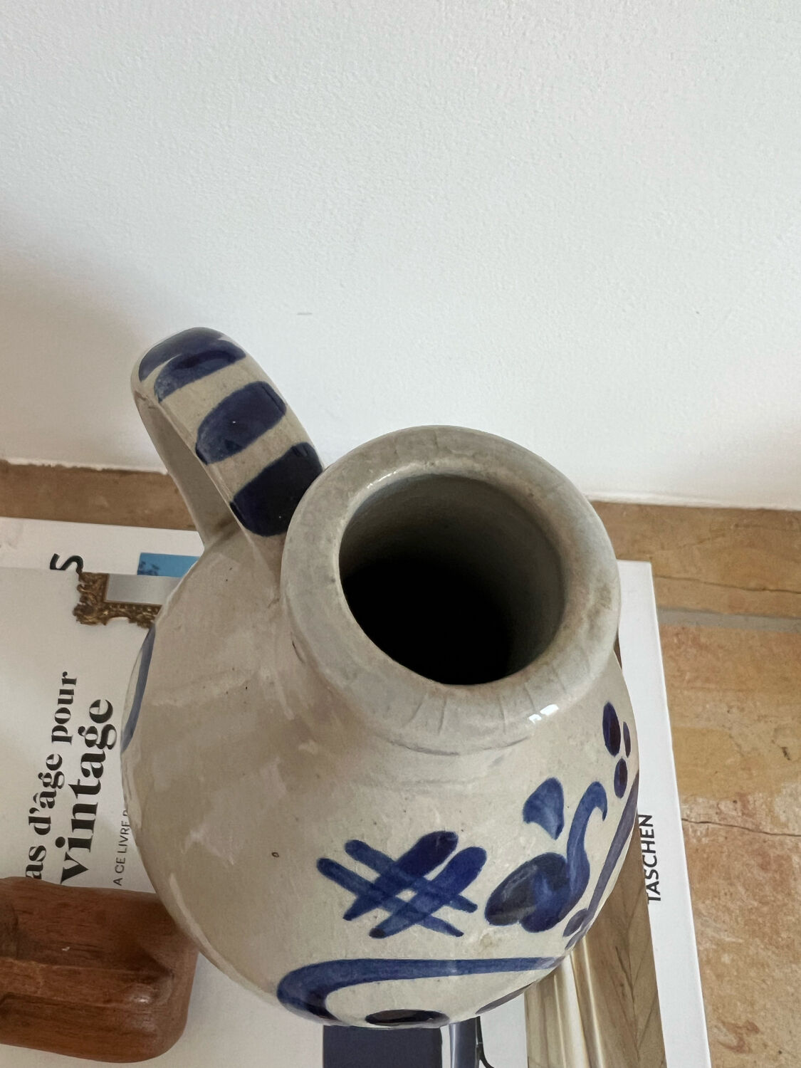 Soliflore or vintage painted vase