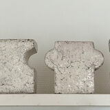 Set of cracked mini-vases