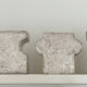 Set of cracked mini-vases