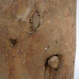 Set of 2 primitive wooden pots - late 19th century