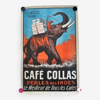 Poster Café Collas Elephant