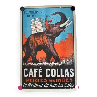 Poster Café Collas Elephant