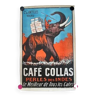 Affiche Café Collas Elephant