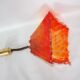 Glass pendant lamp, 1970s