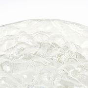 Paire de grands plafonniers en verre de glace Murano de Doria, années 1960.
