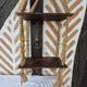 Étagère en macramé vintage