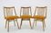 1960s Antonin Suman Oak Chair, Set of Three