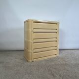 Olaf von bohr chest of drawers model 4964 by kartell - space age design, 70s
