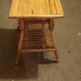 Tablette d'appoint bambou