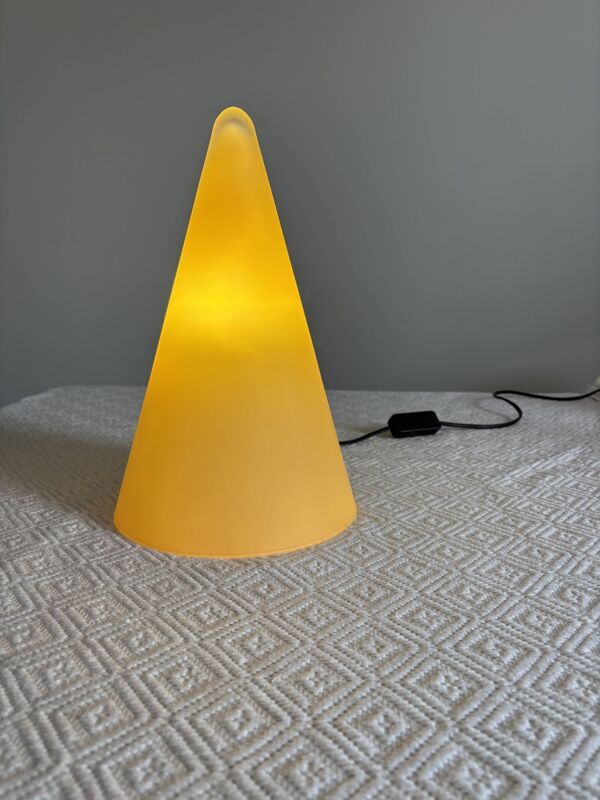 Lampe Teepee SCE 31cm jaune orangé