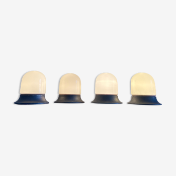 Set of 4 lamps artemide, italy 1970s