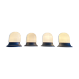 Set of 4 lamps artemide, italy 1970s