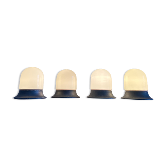 Set of 4 lamps artemide, italy 1970s