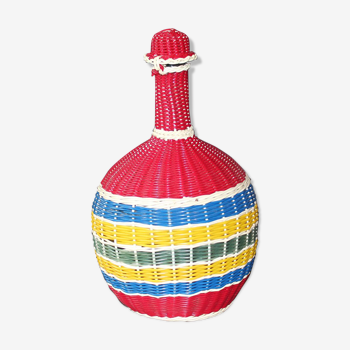 Candy demijohn in scoubidou